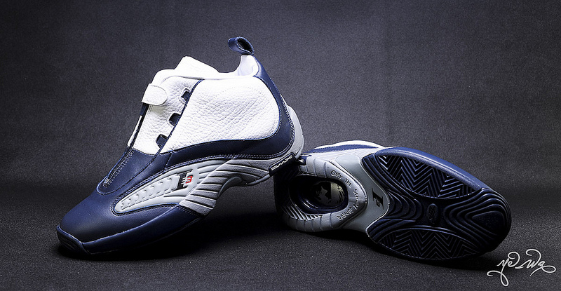 Reebok Answer Iv Og White Navy 8