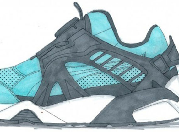 Ronnie Fieg X Puma Disc Blaze Cove Sketch Preview 1