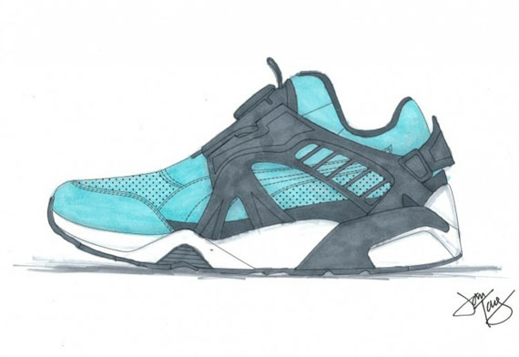 Ronnie Fieg X Puma Disc Blaze Cove Sketch Preview 2