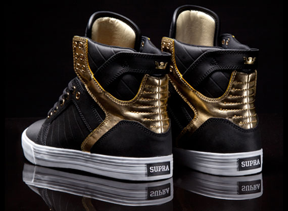 Supra Skytop – Black – Gold