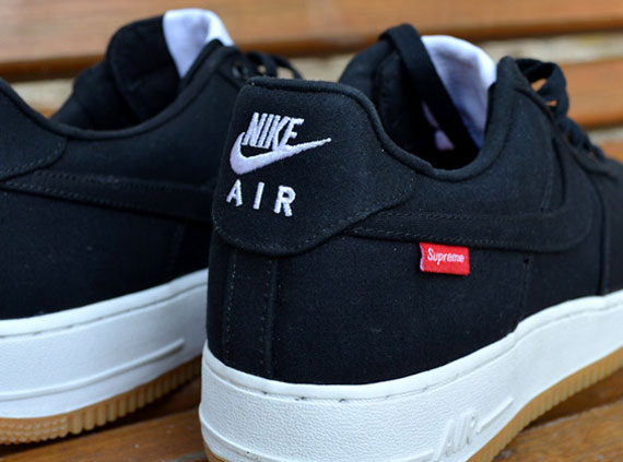 Supreme X Nike Air Force 1 Black 1