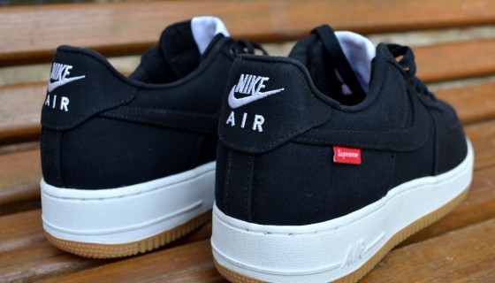 Supreme X Nike Air Force 1 Black 7