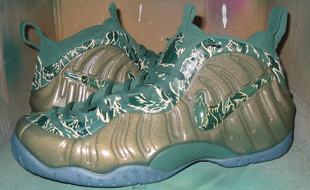 Tiger Camo Gold Nike Foamposite Mr Exclusive Customs 3