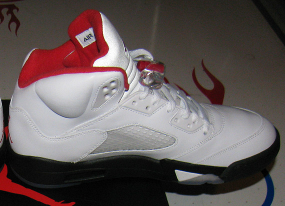 White Red Black Air Jordan 5 2