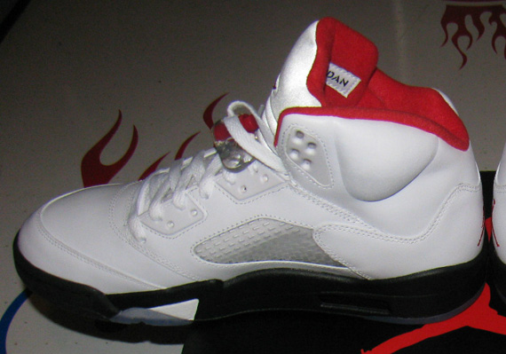 White Red Black Air Jordan 5 3