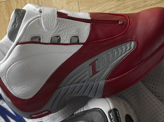 White Red Reebok Answer Iv