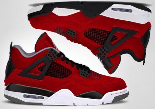 Air Jordan IV “Fire Red Suede” vs. Melo PE Comparison Renderings