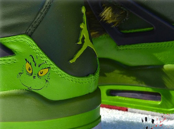 Air Jordan IV “Grinch” Customs by Freaker Sneaks