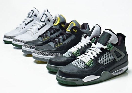 Air Jordan III + IV “Oregon Ducks” Collection