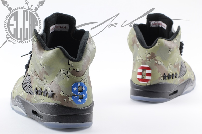 Air Jordan V Desert Storm Customs 01