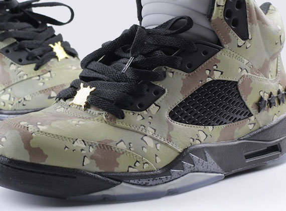 Air Jordan V "Desert Storm" Customs by El Cappy and Joe Venuto