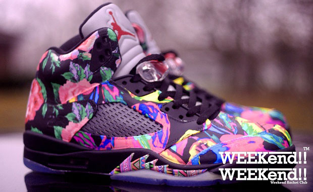Air Jordan V Fresh Prince 1 5 Customs By Rocket Boy Nift 1