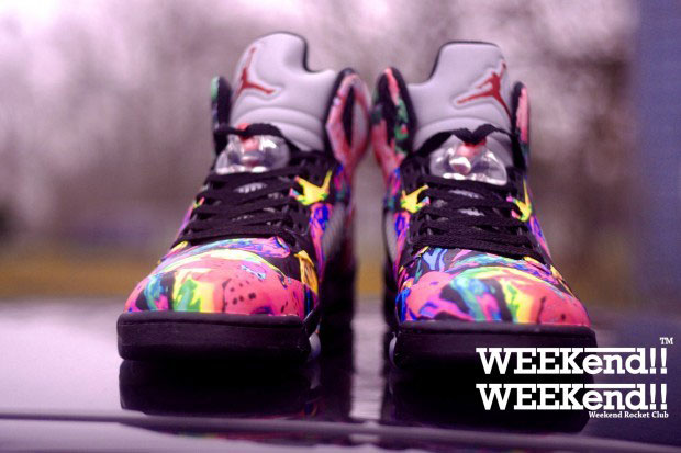 Air Jordan V Fresh Prince 1 5 Customs By Rocket Boy Nift 2