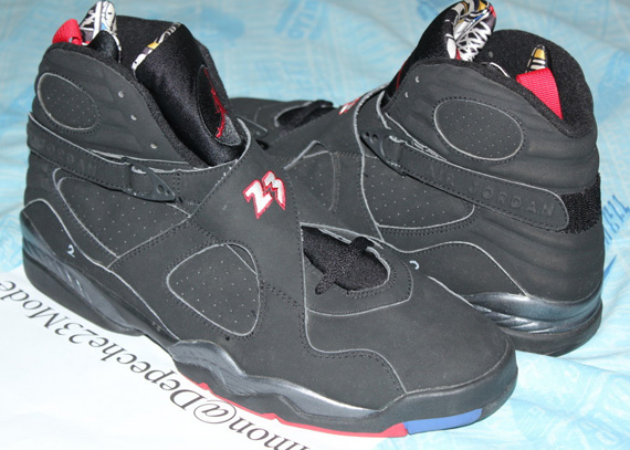 Air Jordan Viii Playoffs Black Sample 11