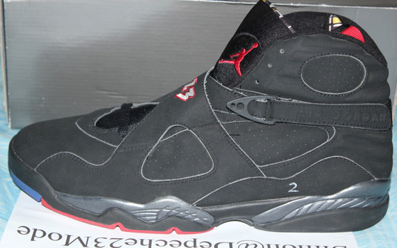 Air Jordan Viii Playoffs Black Sample 4