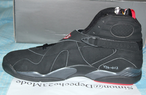 Air Jordan Viii Playoffs Black Sample 5