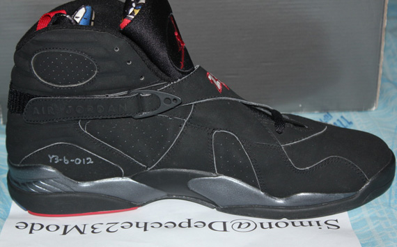 Air Jordan Viii Playoffs Black Sample 6