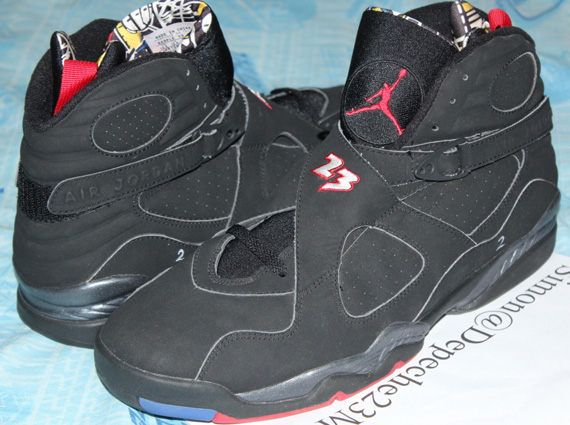 Air Jordan Viii Playoffs Black Sample 7