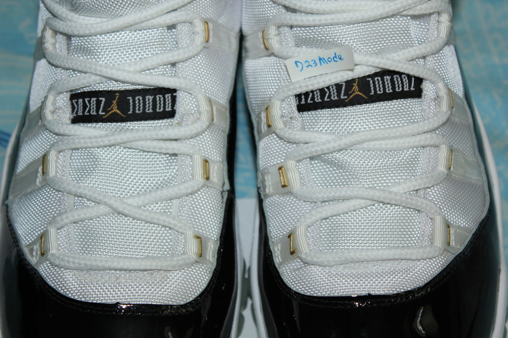 Air Jordan Xi Dmp Gold Eyelets Samples 10