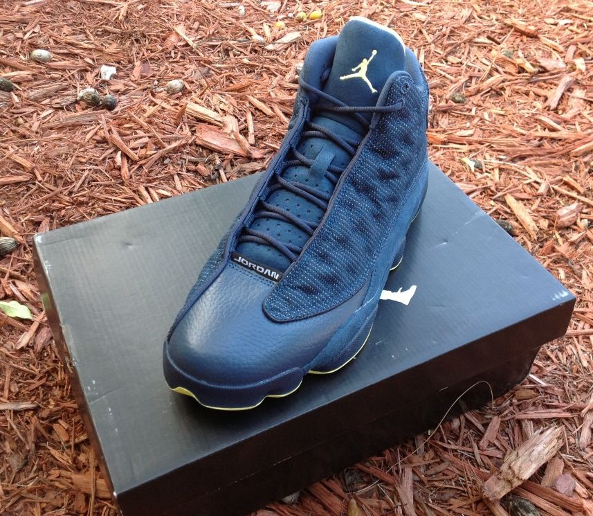 Air Jordan Xiii Squadron Blue Electric Yellow 06