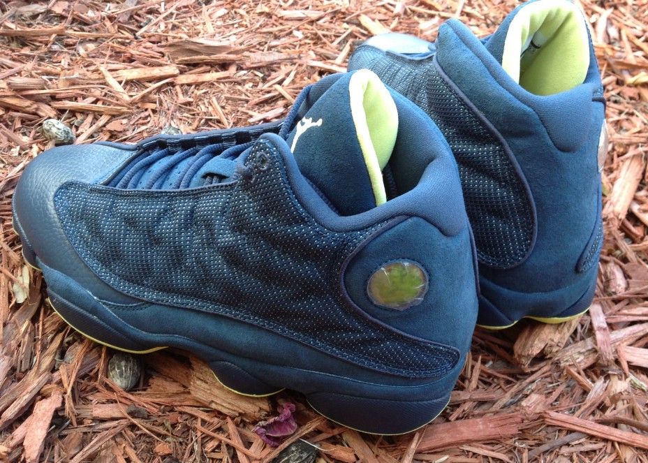 Air Jordan Xiii Squadron Blue Electric Yellow 07