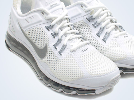 Nike Air Max+ 2013 - White - Silver