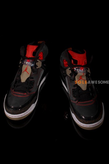 Black Challenge Red Jordan Spizike 11