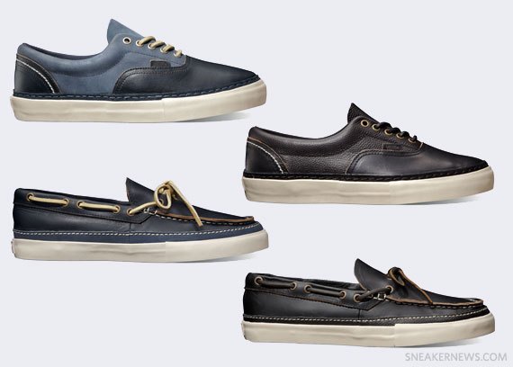 Horween x Vans Vault “Black/Navy Pack”