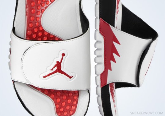 Jordan Hydro V Retro “Fire Red”