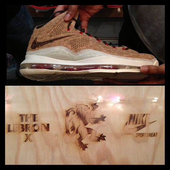 Lebron X Cork Packaging