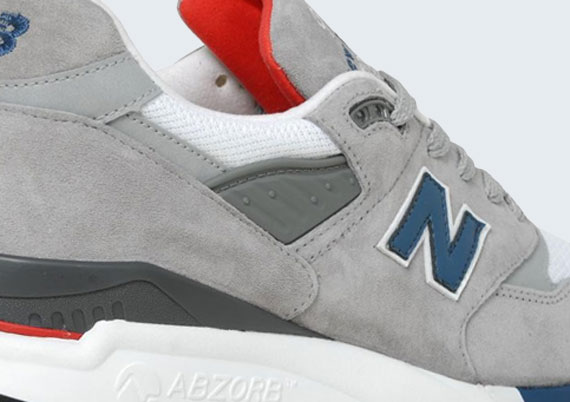 New Balance 998 - Grey - Blue - Red