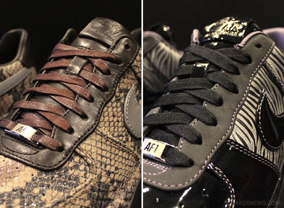 Nike Air Force 1 Downtown “Python” + “Zebra” – Arriving at Retailers