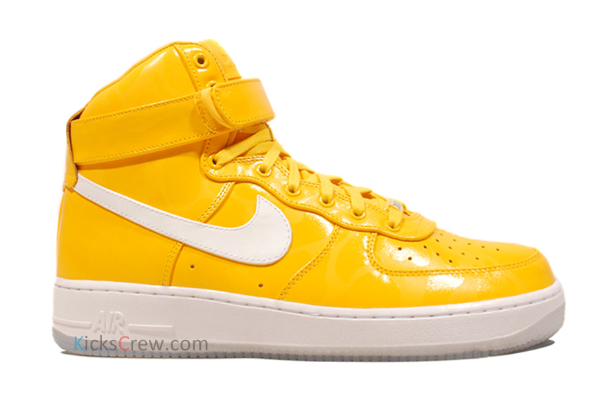Nike Air Force 1 High Cmft Premium Qs University Gold 1