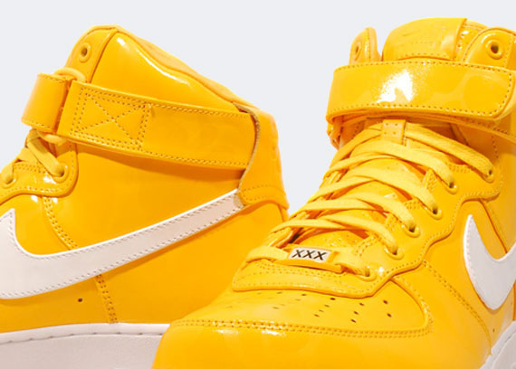 Nike Air Force 1 High CMFT Premium QS "University Gold"