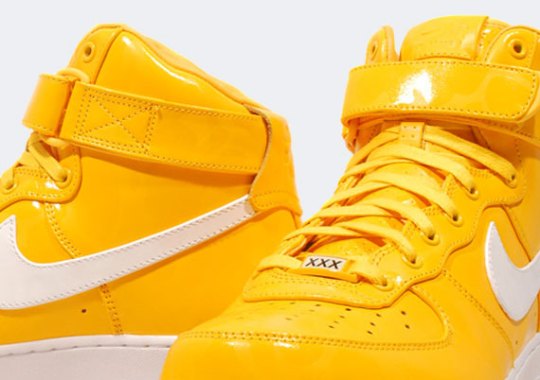 Nike Air Force 1 High CMFT Premium QS “University Gold”