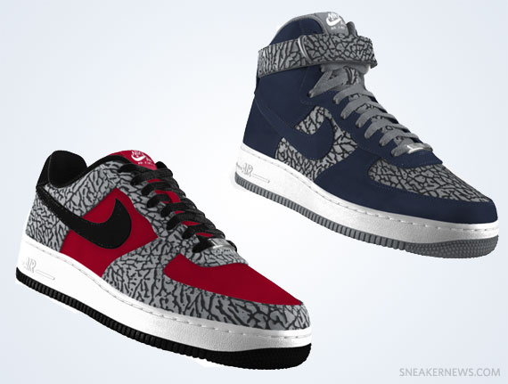 Nike Air Force 1 Premium iD – Elephant Print Options Available