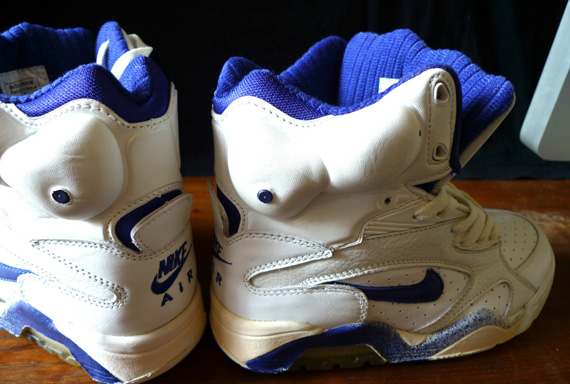 Nike Air Force 180 David Robinson Original White Night Sky Goldenrod