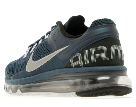 Nike Air Max 2013 Squadron Blue Metallic Silver Black 3