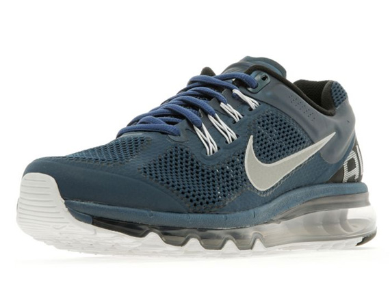 Nike Air Max 2013 Squadron Blue Metallic Silver Black 4