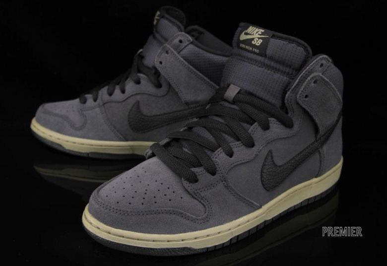 Nike SB Dunk High – Anthracite – Matte Olive