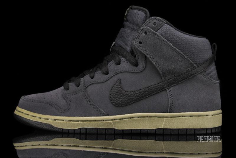 Nike Dunk High Sb Anthracite Matte Olive 7