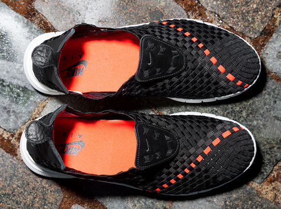 Nike Free Woven Black Sail Orange