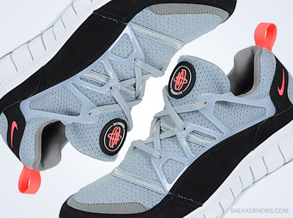 Nike Huarache Lite Free Wolf Grey Infrared 1