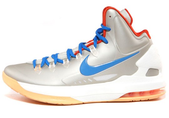 Nike KD V – Birch – Photo Blue – Sail – Team Orange