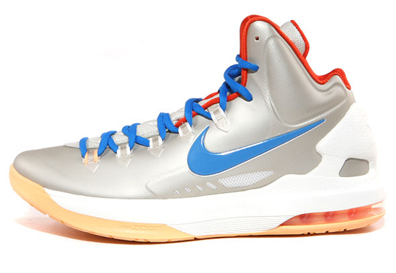 Nike KD V – Birch – Photo Blue – Sail – Team Orange