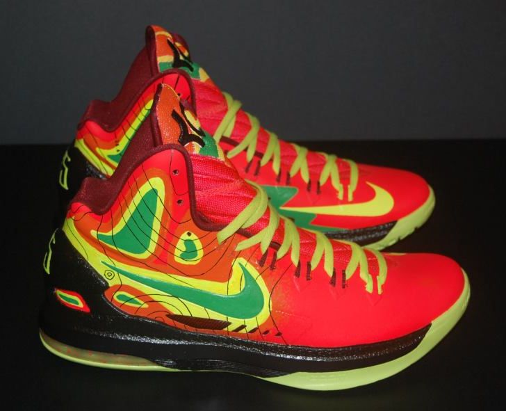 Nike Kd V Weatherman On Fire Customs 04