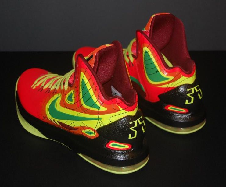 Nike Kd V Weatherman On Fire Customs 07