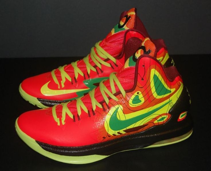 Nike Kd V Weatherman On Fire Customs 08
