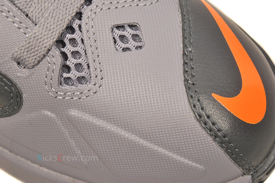 Nike Lebron Ambassador V Charcoal Total Orange 2