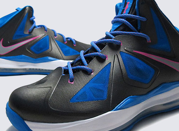 Nike LeBron X GS - Black - Photo Blue